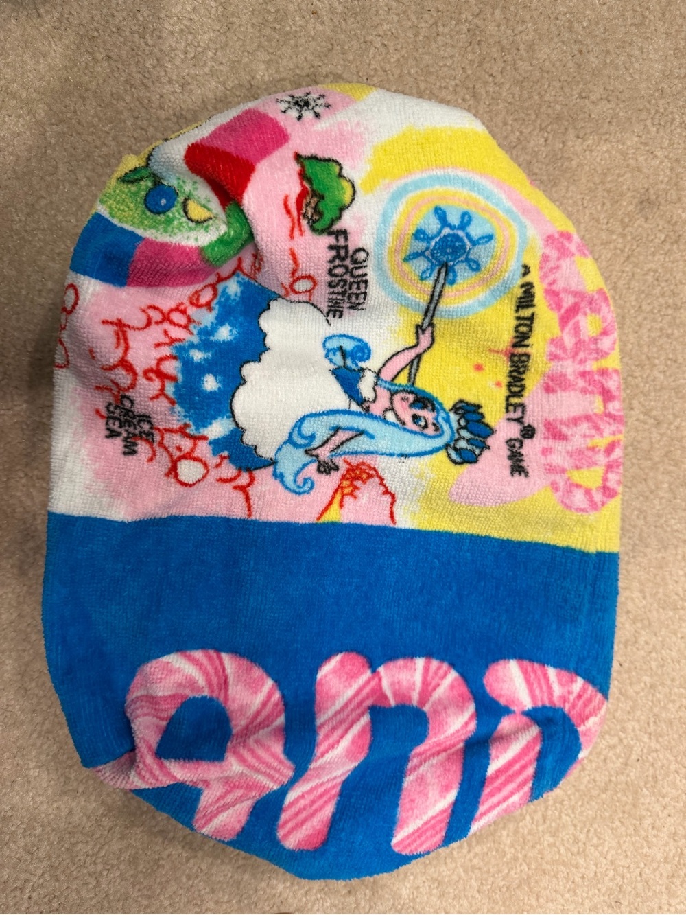 Salvage Sac - Candyland Novelty Clutch with gold lining.